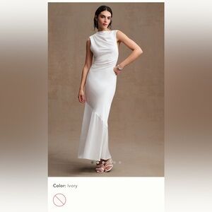 Significant Other Lana Cowl Neck Satin Gown - US4 NWT